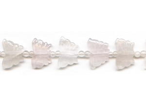 Rose Quartz 20-22x Butterfly