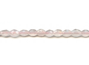 Rose Quartz 6-7x Faceted Flat Oval