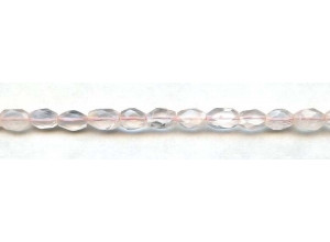 Rose Quartz 6x Faceted Flat Oval