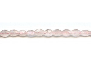 Rose Quartz 8x10 Faceted Flat Oval