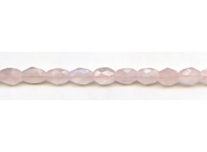 Rose Quartz 8x10 Faceted Flat Oval