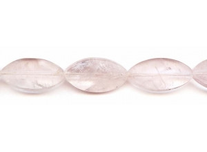 Rose Quartz 16x30 Faceted Ridged Marquise