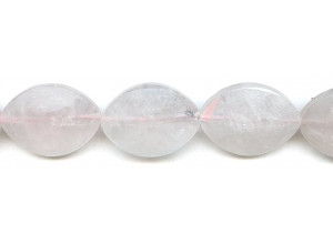 Rose Quartz 22x30 Faceted Ridged Marquise