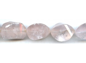 Rose Quartz 20-22x Faceted Swirl