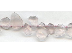 Rose Quartz 8-25x Rough Fancy Drop