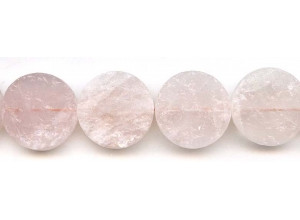 Matte Rose Quartz 25mm Dime