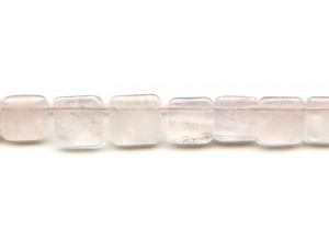 Rose Quartz 10-15x Flat Square Drop