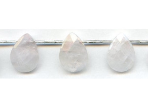 Rose Quartz 18x25 Flat Pear Briolette