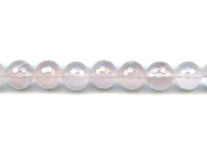 Rose Quartz 14mm Faceted Round