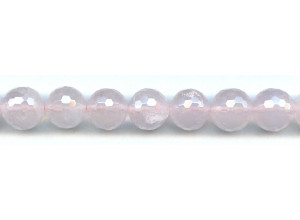 Rose Quartz 14mm Faceted Round