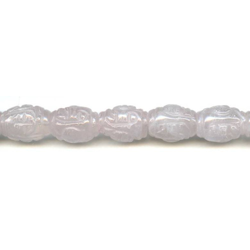 198-1948 Rose Quartz <br>15x20 Carved Oval