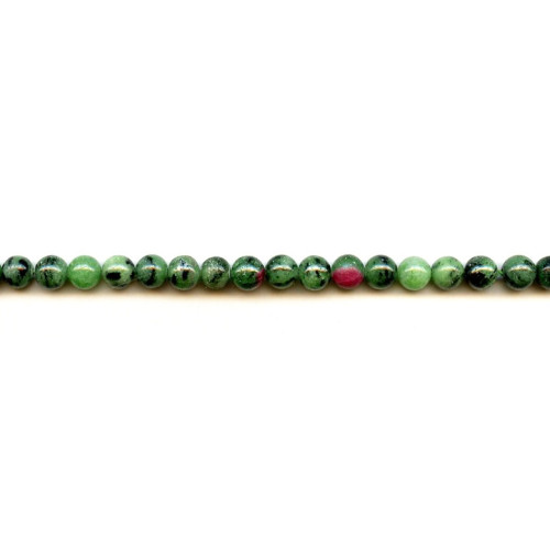 199-1100 Ruby Zoisite <br>6mm Round