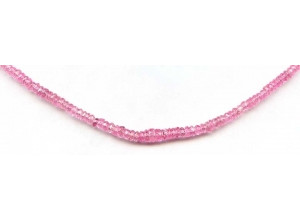 Pink Sapphire 2-3.5mm Faceted Rondell