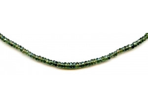 Green Sapphire 2.5-4mm Faceted Rondell