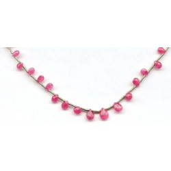 Pink Sapphire 3-6x Pear Briolette
