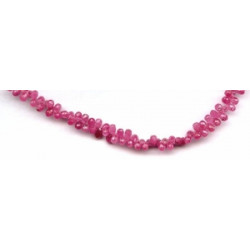 Pink Sapphire 4mm Faceted Teardrop