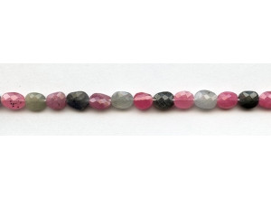 Multi Sapphire 6-6.5x Faceted Flat Oval