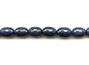 Sapphire 12mm Faceted Oval Rice