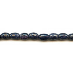 Sapphire 9mm Faceted Oval Rice