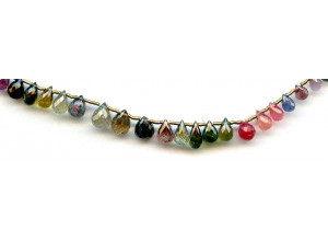 Multi Sapphire 5-7x Teardrop Briolette