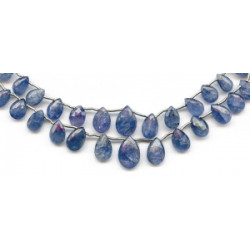 Sapphire 5-13x Faceted Pear Briolette