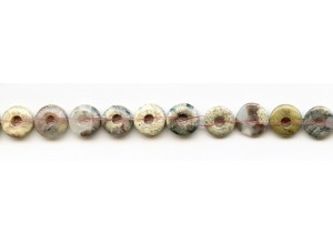 Silver Leaf Jasper 10mm Undrilled Donut