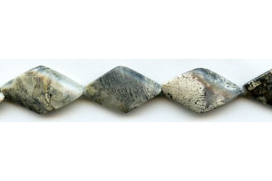 Silver Leaf Jasper 18x30 Diamond