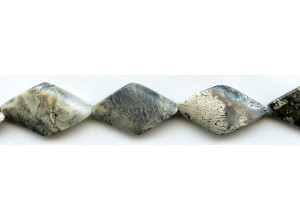 Silver Leaf Jasper 18x30 Diamond