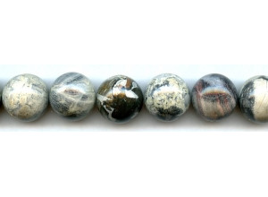 Silver Leaf Jasper 18mm Round