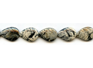 Silver Leaf Jasper 15x20 Leaf