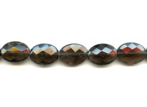 Smoky Quartz 15x20 Faceted Flat Oval