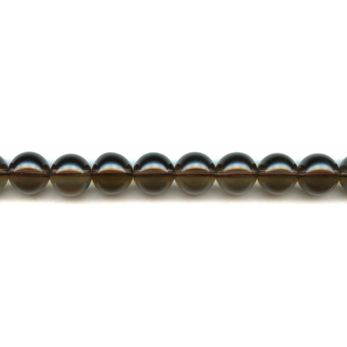 203-1557 Smoky Quartz <br>12mm Round