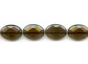 Smoky Quartz 18x25 Faceted Flat Oval