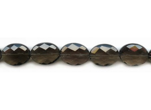 Smoky Quartz 15x20 Faceted Flat Oval