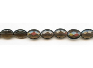 Smoky Quartz 10x14 Faceted Flat Oval