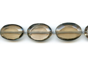 Smoky Quartz 18-21x Faceted Flat Oval