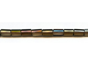 Smoky Quartz 8x12 Faceted Flat Tube