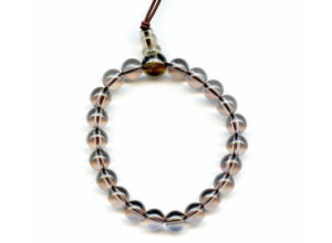 Smoky Quartz 8mm Power Beads Bracelet