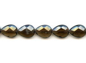 Smoky Quartz 15x20 Faceted Flat Pear