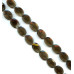 203-2011 Smoky Quartz <br>22x30 Faceted Flat Oval