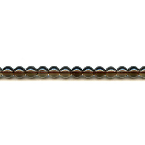 203-2030 Smoky Quartz <br>8-8.5mm Round