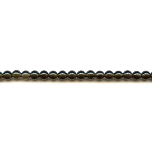 203-2031 Smoky Quartz <br>6mm Round