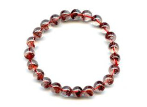 Super Seven Quartz 8mm Round Bracelet