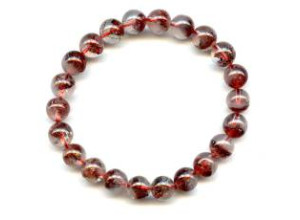 Super Seven Quartz 8.5-9mm Round Bracelet