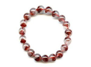 Super Seven Quartz 11mm Round Bracelet