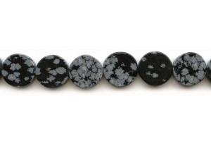 Snowflake Obsidian 16mm Dime