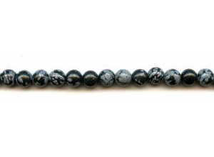 Snowflake Obsidian 8mm Round