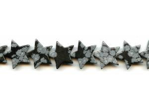 Snowflake Obsidian 20mm Star