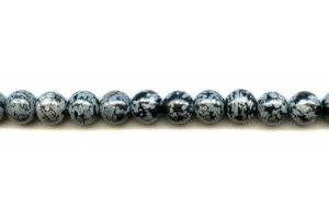 Snowflake Obsidian 10mm Round