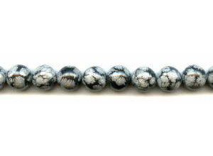 Snowflake Obsidian 12mm Round